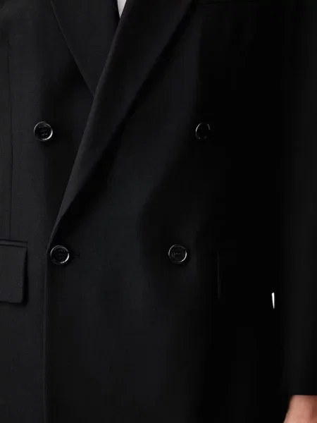 Шерстяной двубортный пиджак Mm6 Maison Margiela