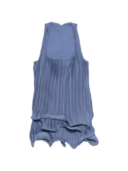 Rochie mini Cult Gaia cu volane albastru