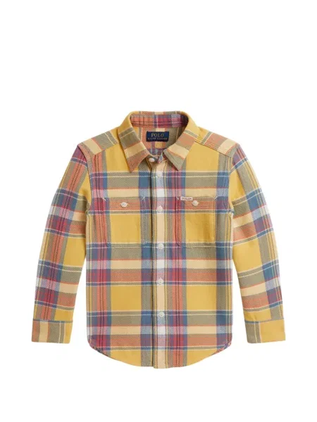 Dětska košile Polo Ralph Lauren žlutá