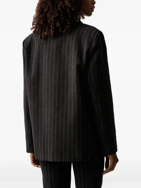 Sacou Twinset cu paiete negru