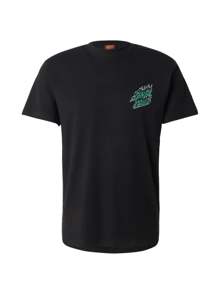 Santa Cruz Tricou Wired Flame Dot gri deschis / verde limetă / negru alb