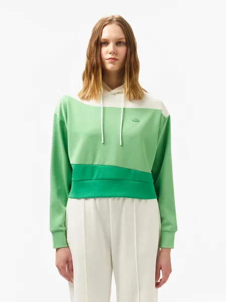 Худі Lacoste модал зелений