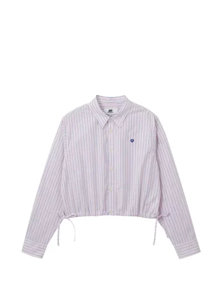 Sznurek ściągający koszula :chocoolate w paski różowa