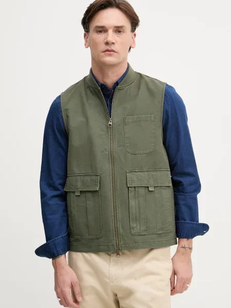 United Colors of Benetton vestă pentru bărbați din verde