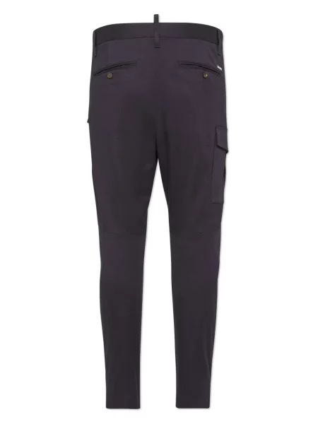 Spodnie cargo Dsquared2 zwężane niebieskie