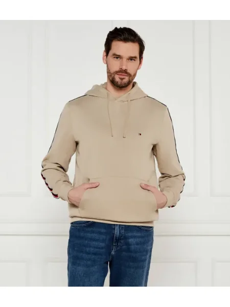 Tommy Hilfiger Pulóver GLOBAL STRIPE bézs