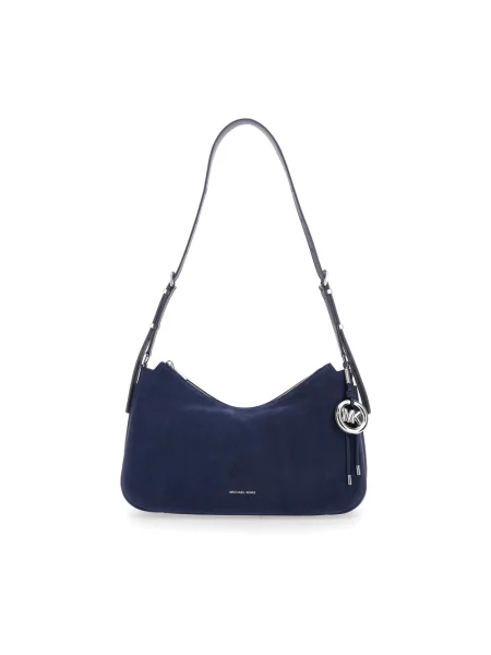 MICHAEL Michael Kors torebka nubukowa niebieski