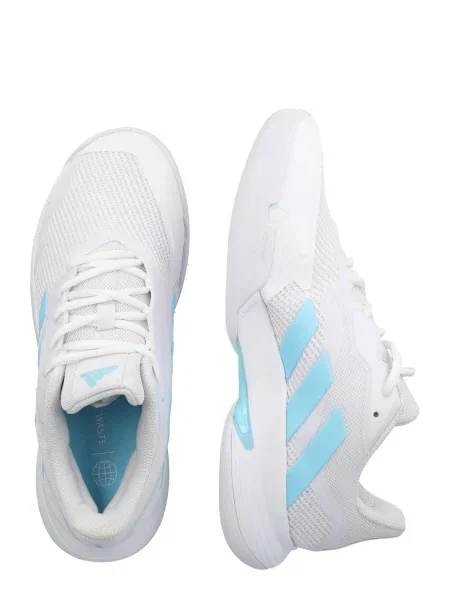 ADIDAS SPORTSWEAR Nizke superge Courtjam Control turkizna / bela