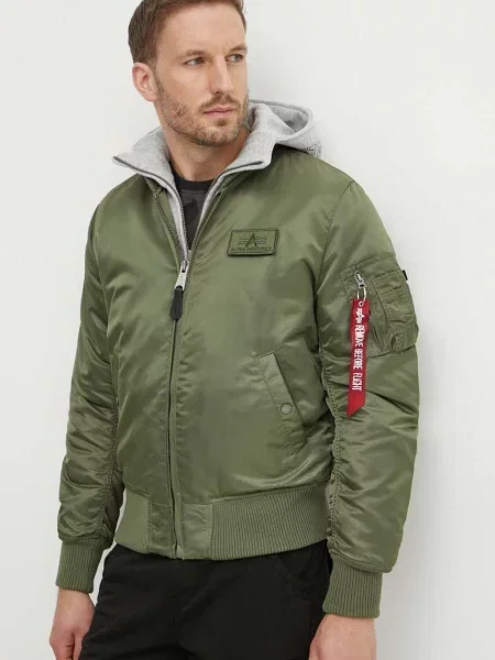 Μπουφάν Alpha Industries D-Tec 01 πράσινο