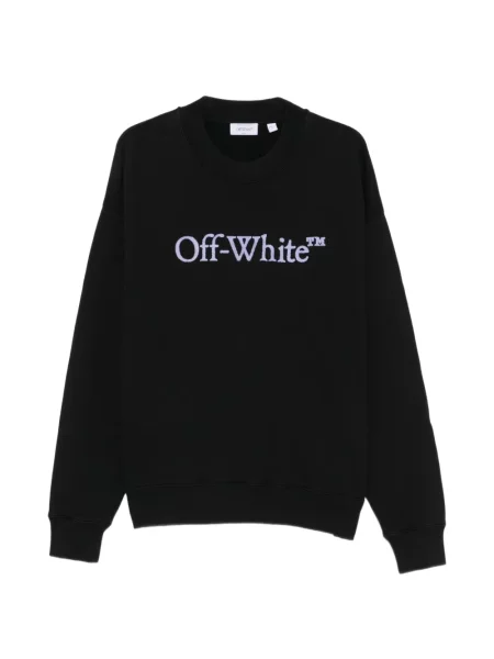 Суитчър Off-white бродиран бяло