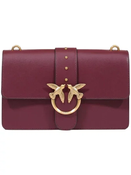 Klasická crossbody kabelka Pinko červená