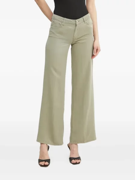 Blugi Guess cu autograf verde