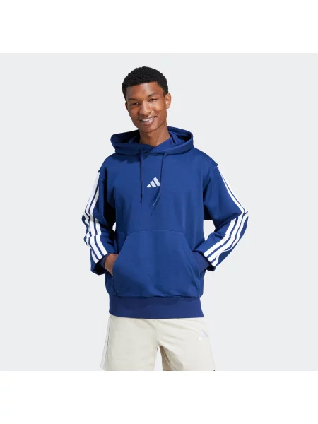 ADIDAS SPORTSWEAR Športová mikina Essentials tmavomodrá biela