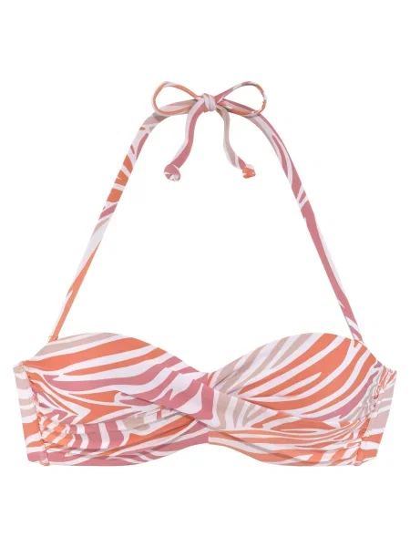 SUNSEEKER Sutien costum de baie / portocaliu / roșu pepene alb
