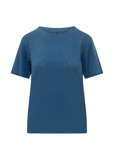 Scurt tricou Weekend Max Mara cu decolteu rotund albastru