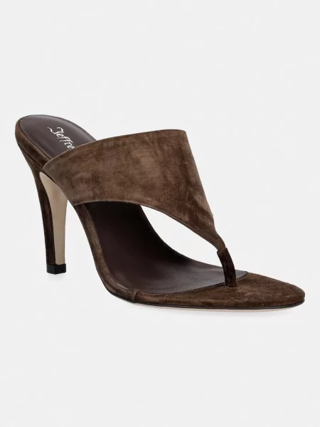 Jeffrey Campbell japonke iz semiša AZULA rjava