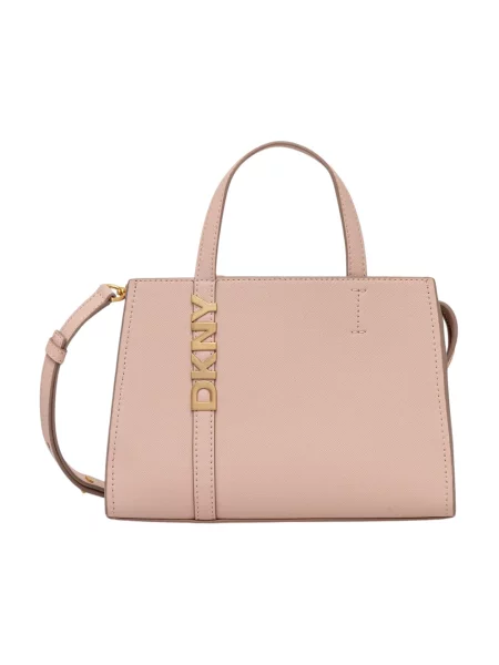 DKNY torebka crossbody skórzana różowa