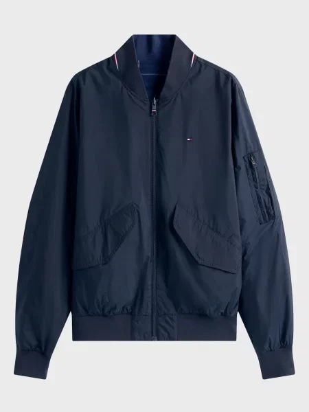 Двосторонній бомбер Tommy Hilfiger синій
