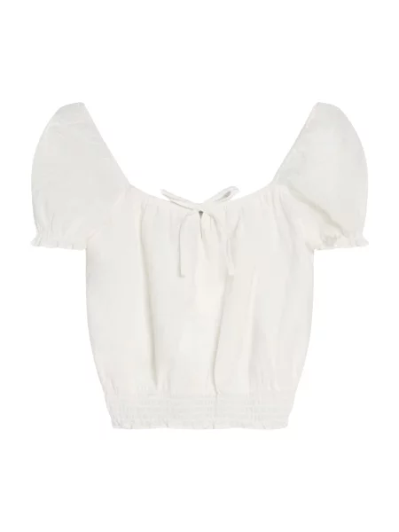 Bershka Bluza off-bela bela