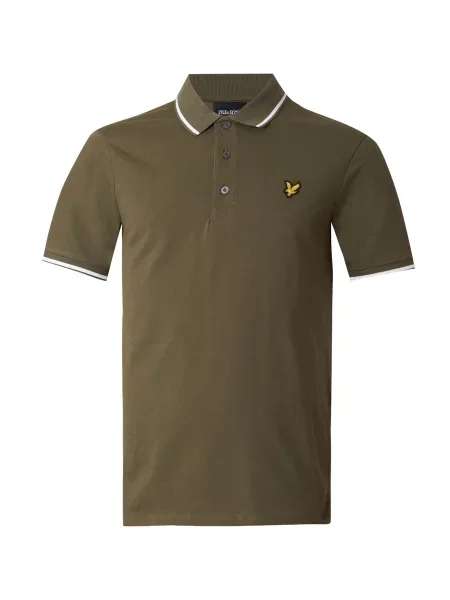 Lyle & Scott Tricou oliv alb