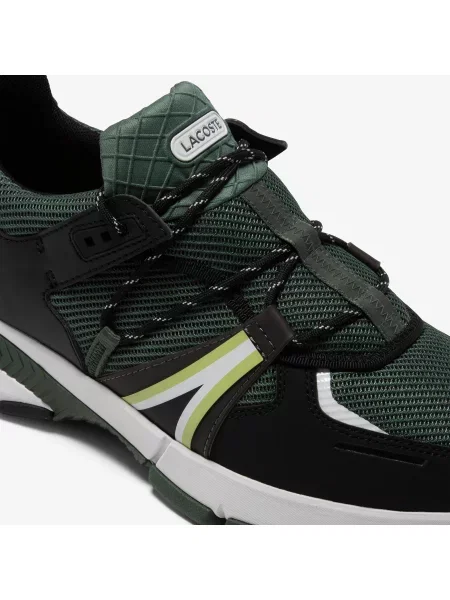 Lacoste Buty Sportowe Z Systemem Sznurowania Tekstylnego zielone