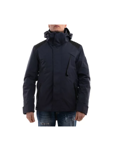 Geacă Emporio Armani Ea7 albastru
