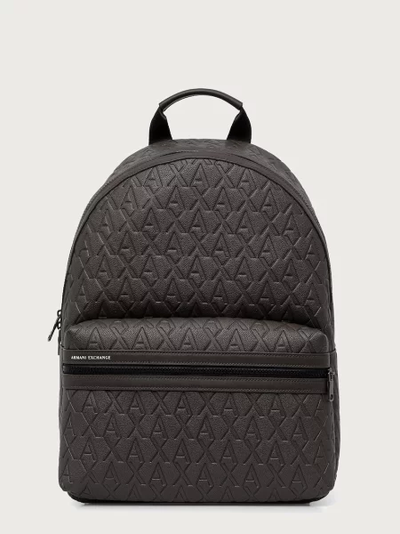 Armani Exchange rucsac pentru bărbați maro