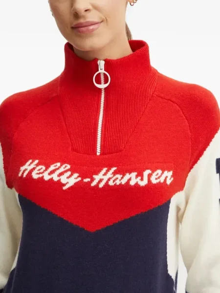 Пуловер Helly Hansen с автограф синьо