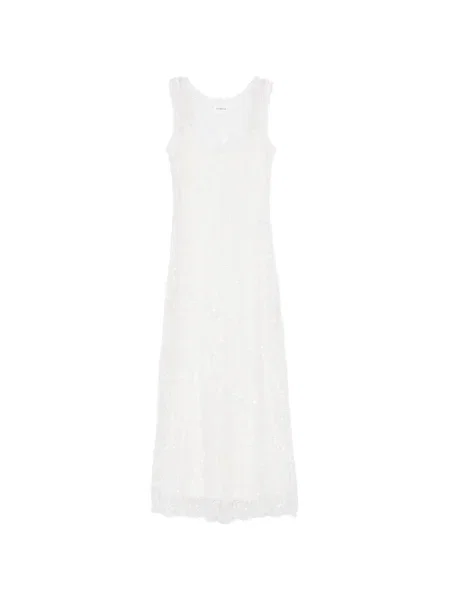 Rochie P.a.r.o.s.h. din dantelă de costum alb