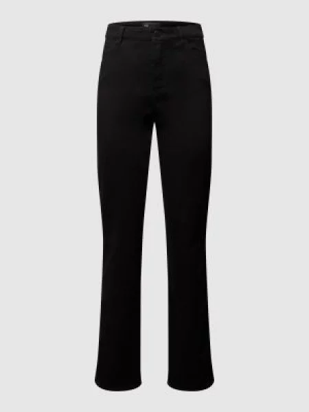 Jeansy o kroju slim fit z dodatkiem streczu model Rosner czarne