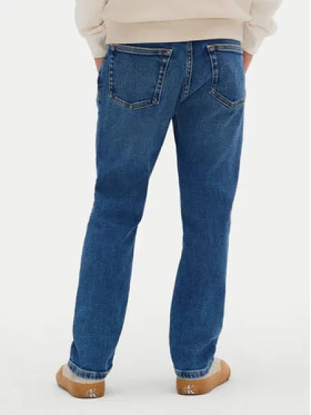 Dětské kalhoty Calvin Klein Jeans modré