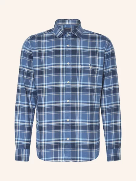 Olymp Košile Casual Regular Fit modrá/ tmavě modrá/ tmavě modrá
