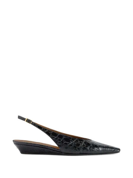Pantofi cu toc Giuseppe Zanotti cu pană cu imagine negru