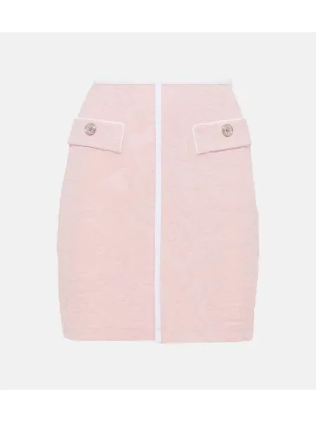 Spódnica Versace frotte różowa