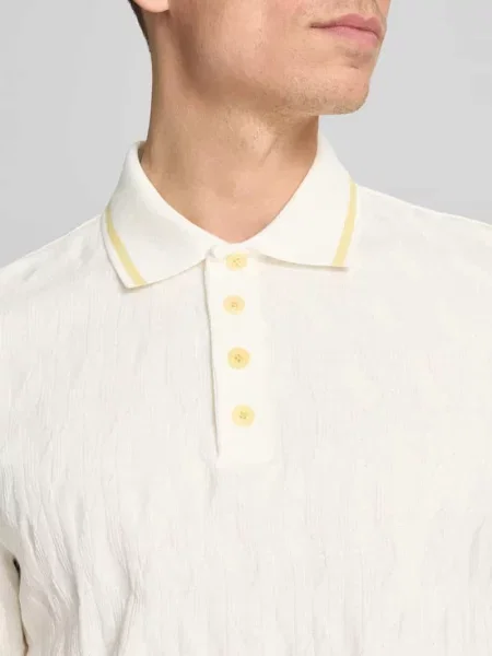 Koszulka polo o kroju regular fit z czystej bawełny model DUNIK' Hugo białe