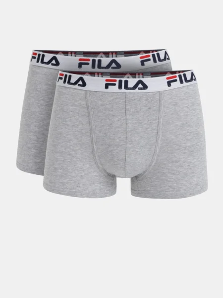 FILA Boxeralsók melír / piros / fekete / fehér szürke
