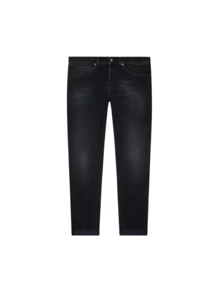 Skinny jeansy skinny Dondup czarne