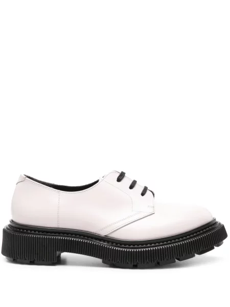 Pantofi derby Adieu Paris din piele roz