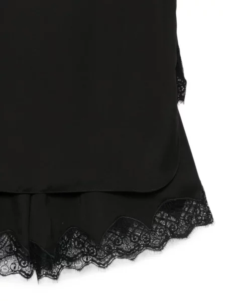 Tricou Parlor din dantelă negru