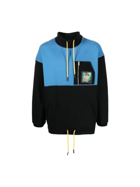 Bluza z kapturem Ambush z kapturem ze sznurkiem niebieska