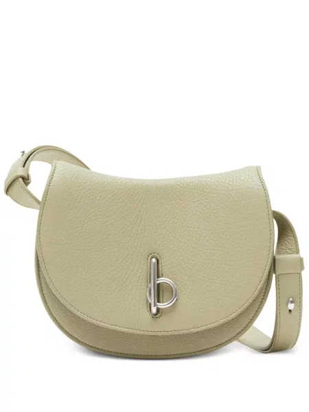 Geanta crossbody Burberry din piele verde