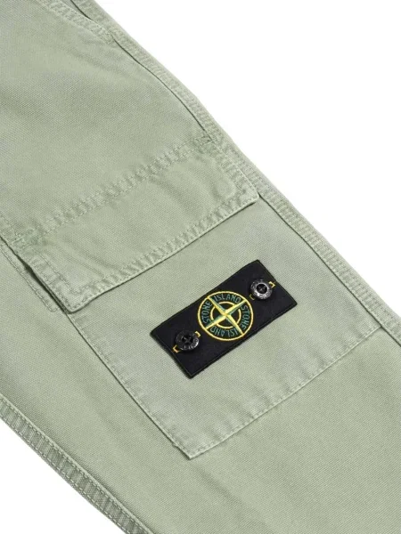 Spodnie cargo dziecięce Stone Island zielone