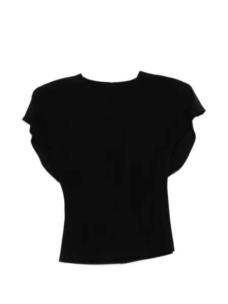 Bluză Norma Kamali drapată negru