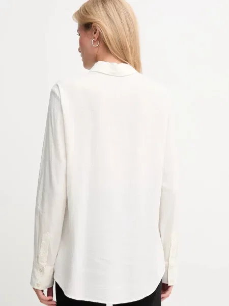 Сорочка United Colors of Benetton regular класичний комір бежевий