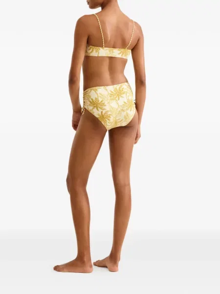 Bikini Eres cu model floral cu imagine galben