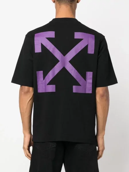 Μπλούζα Off-white με σχέδιο λευκό