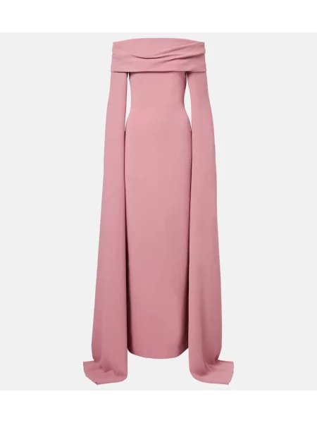 Rochie Solace London drapată roz