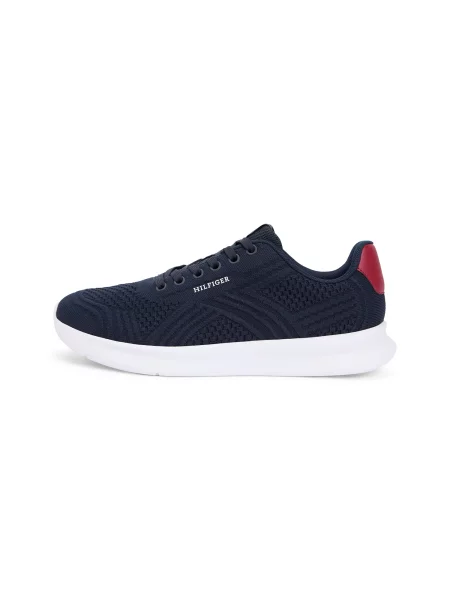 Tommy Hilfiger Sneakers Lightweight Runner Mix Bleumarin alb