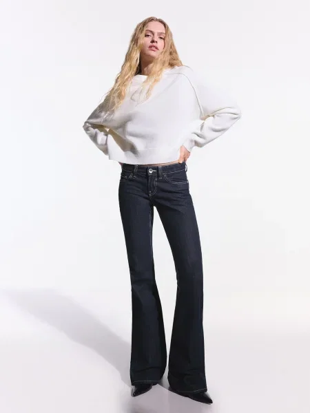 Bershka Jeans bleumarin