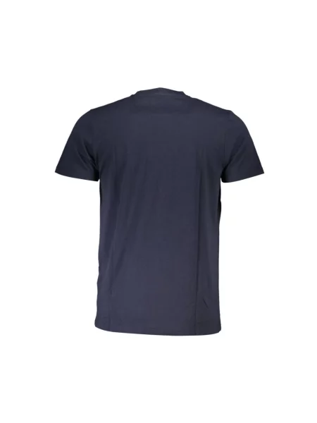 Koszulka Cavalli Class z nadrukiem niebieska